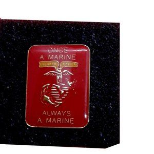 Once a Marine Always a Marine Lapel Pin